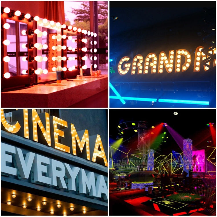 10 PCS 2W E27 2835 SMD Home Decoration LED Light Bulbs, AC 220V (Green Light)