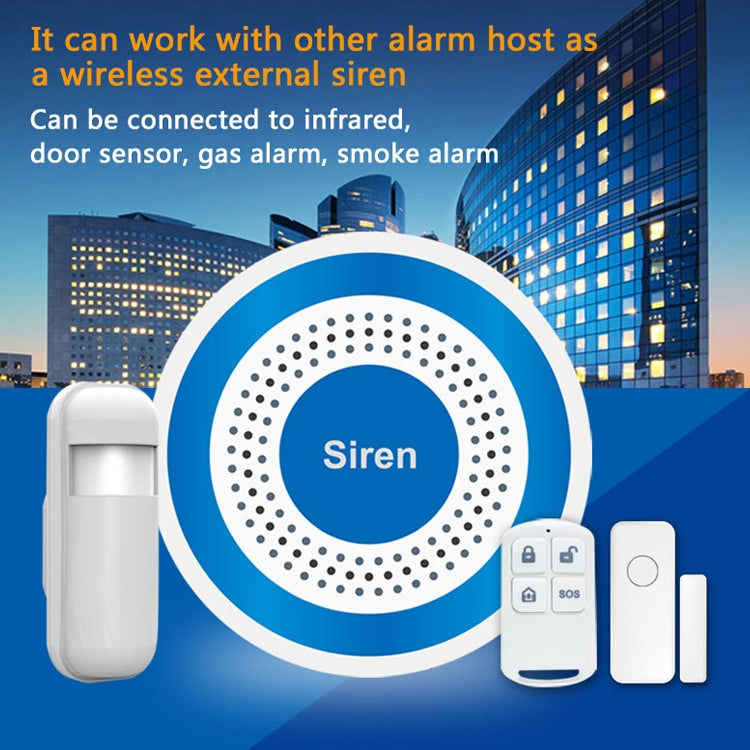 PE-519R Wireless Indoor Alarm Siren with Strobe