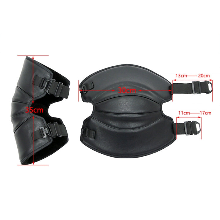 1 Pair Motorcycle Kneepad Windproof Warming Knee Pads Legs Protector Thickening Cold-Proof