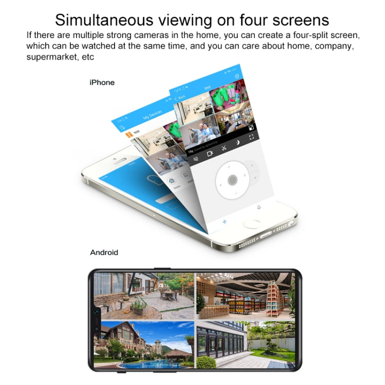 QX36 1080P 3.0MP 3.6mm Lens IP65 Waterproof PTZ 360 Degree Rotating WIFI Camera, Support Day and Night Full Color & Two-way Voice Intercom & Motion Humanoid Detection & Video Playback & 128GB TF Card, US Plug