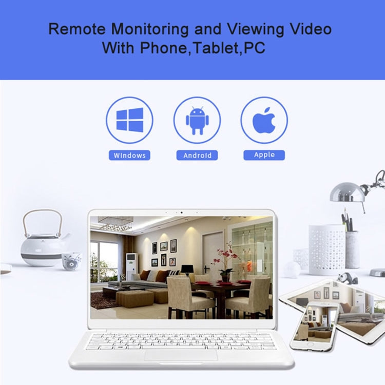 Anpwoo YT001 720P HD WiFi IP Camera with 6 PCS Infrared LEDs, Support Motion Detection & Night Vision & TF Card(Max 64GB)