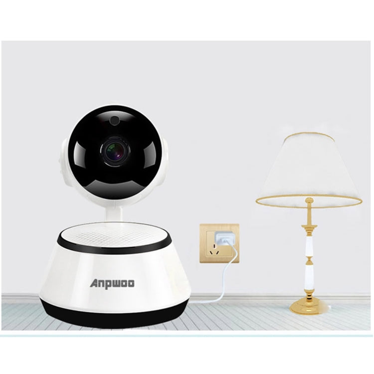 Anpwoo YT001 720P HD WiFi IP Camera with 6 PCS Infrared LEDs, Support Motion Detection & Night Vision & TF Card(Max 64GB)