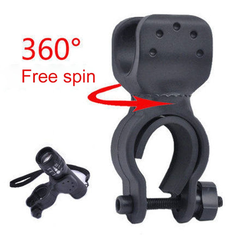 100 PCS 360 Degrees Rotation Mount Holder Clip Clamp, for Bicycle Bike Flashlight