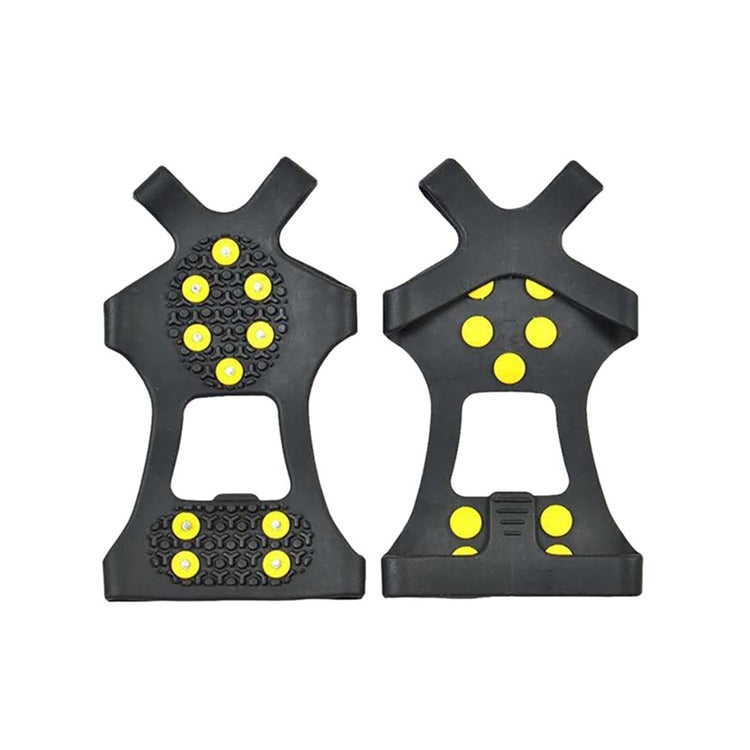 10 Teeth Ice Claw Outdoor Non-slip Shoes Covers for Ice Snow Ground, Size : L