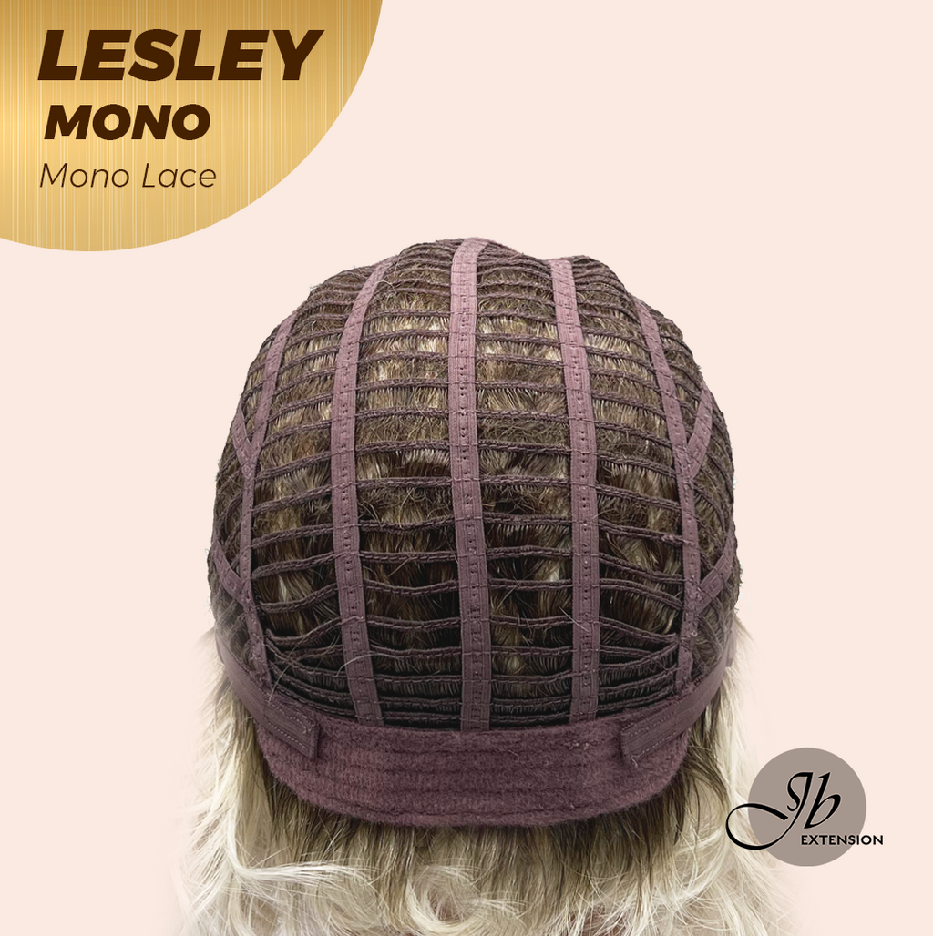 JBEXTENSION LESLEY MONO Monofilament Handmade Wig 6X5 Full Monofilament Hand Tied Top Wig 10 Inches Silver Curly Mono Lace Wig With Anti-slip Silicone Strips Glueless Wig LESLEY MONO【BENDY EAR TABS】