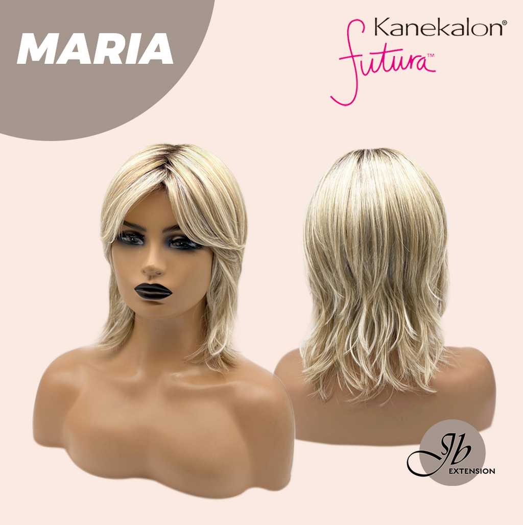 JBEXTENSION 12 Inches Short Blonde Women Fashion Full Machine Wig MARIA【PLUS PERMATEASE】【BENDY EAR TABS】