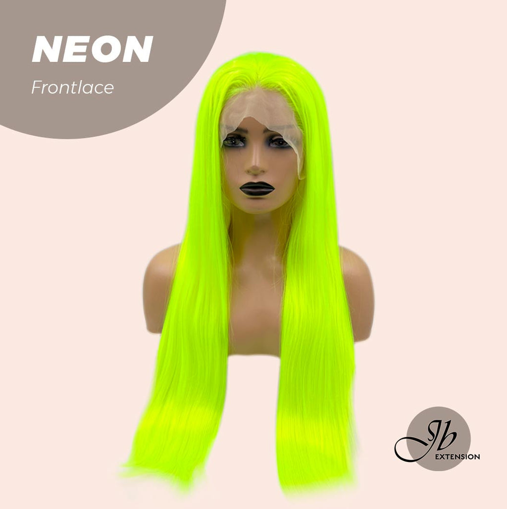 JBEXTENSION 26 Inches Neon Color Frontlace Glueless Wig NEON (FREE PARTING)