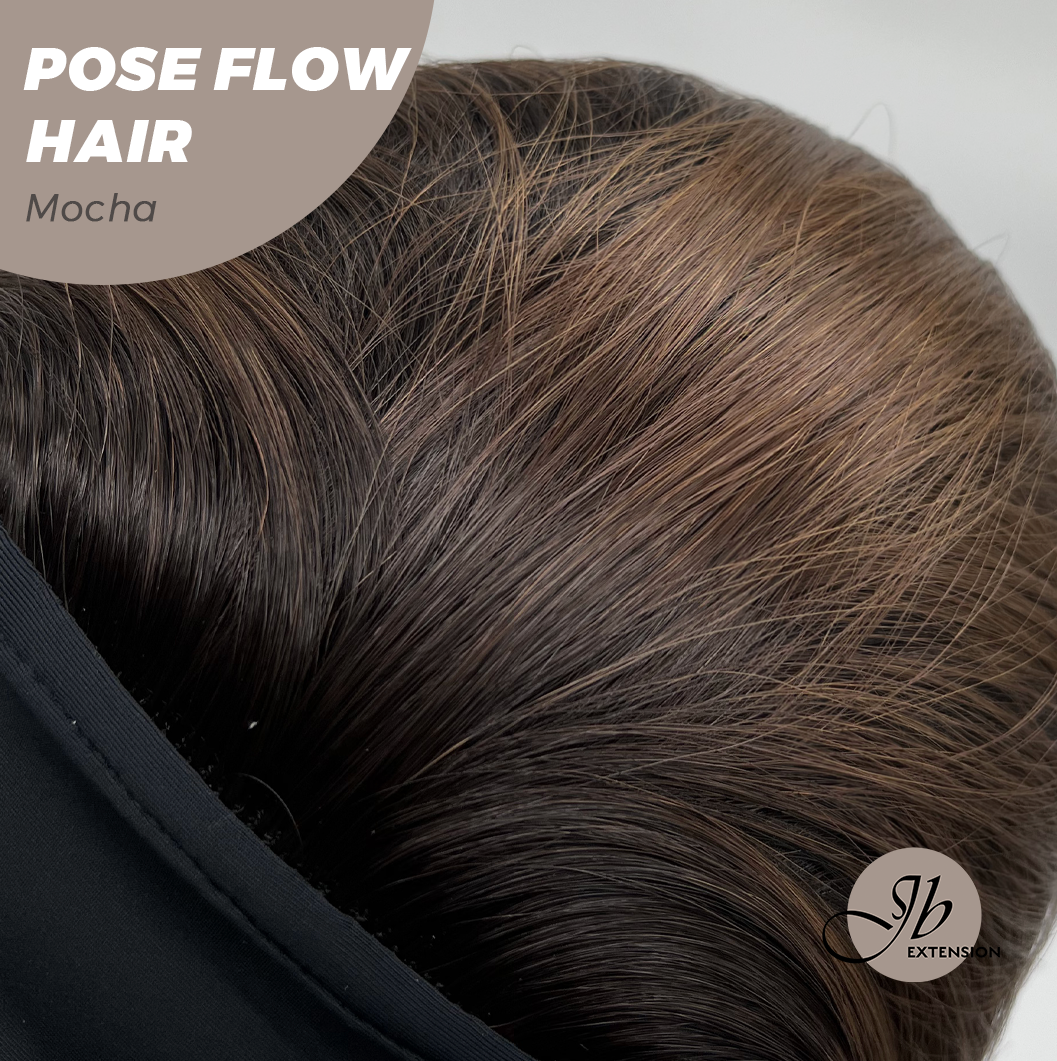 JBEXTENSION 18 Inches Mocha Headband Wig POSE FLOW HAIR - MOCHA