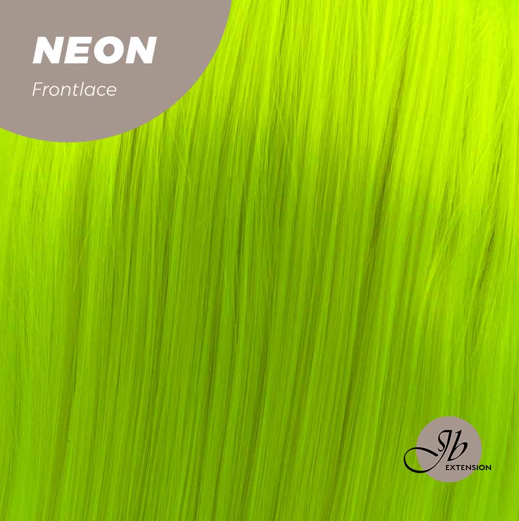 JBEXTENSION 26 Inches Neon Color Frontlace Glueless Wig NEON (FREE PARTING)