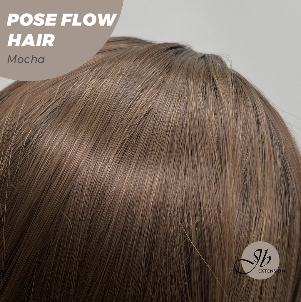 JBEXTENSION 18 Inches Mocha Headband Wig POSE FLOW HAIR - MOCHA