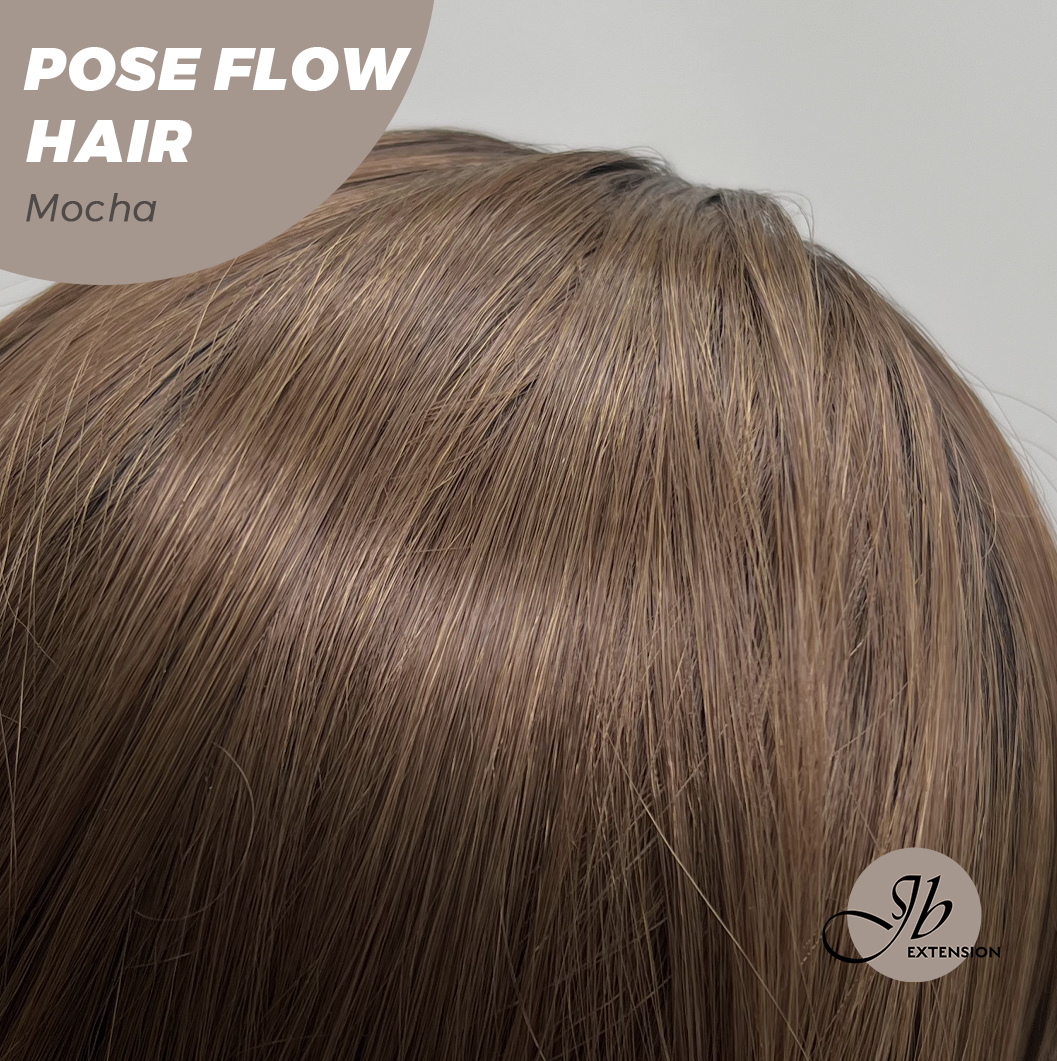 JBEXTENSION 18 Inches Mocha Headband Wig POSE FLOW HAIR - MOCHA