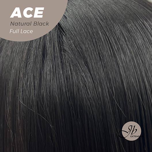 JBEXTENSION 28 Inches Natural Black Long Straight HD Transparent 360 Lace Front Wigs Pre-Plucked Hair Glueless 180% Density Full Lace Hair Glueless Wigs For Thinning Hair ACE NATURAL BLACK