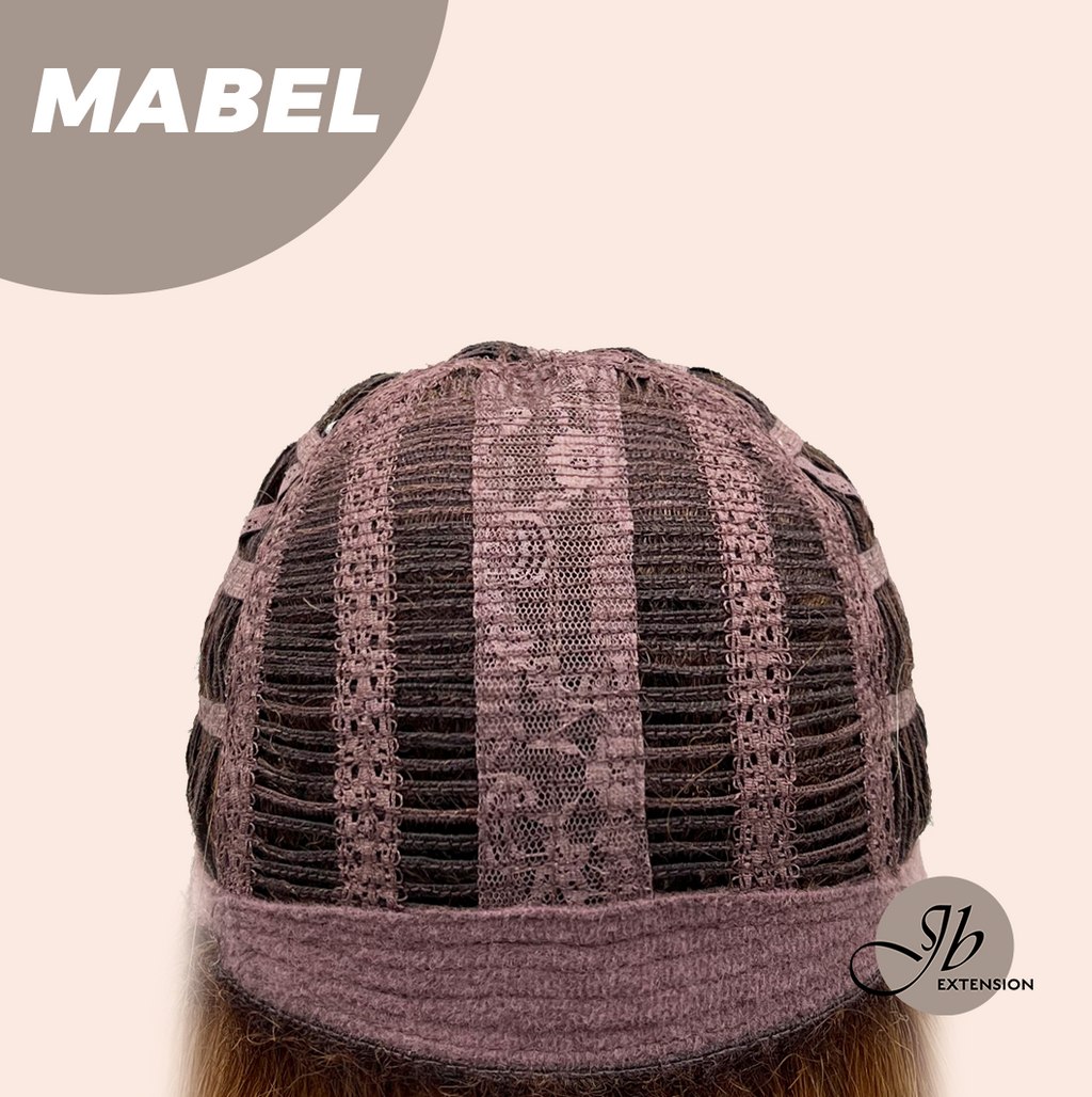 JBEXTENSION 8 Inches Dark Honey Blonde Women Fashion Full Machine Wig MABEL【PLUS PERMATEASE】【BENDY EAR TABS】