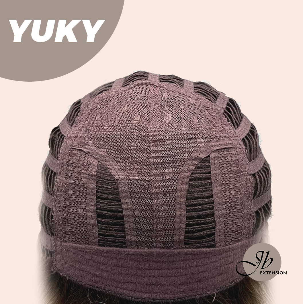 JBEXTENSION 14 Inches Ash Blonde White Wig Women Fashion Full Machine Wig YUKY【PLUS PERMATEASE】【BENDY EAR TABS】