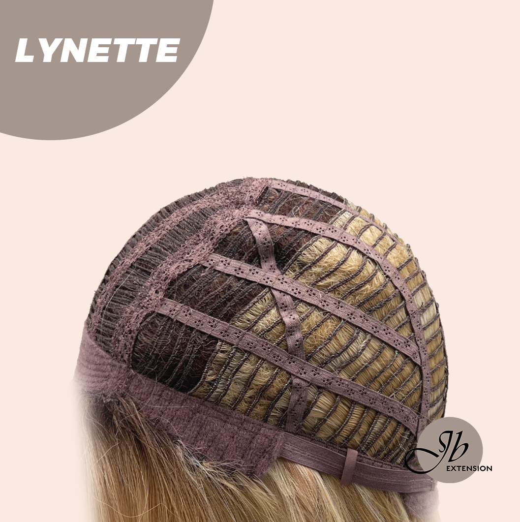 JBEXTENSION 14 Inches Honey Blonde Women Fashion Full Machine Wig LYNETTE【PLUS PERMATEASE】【BENDY EAR TABS】