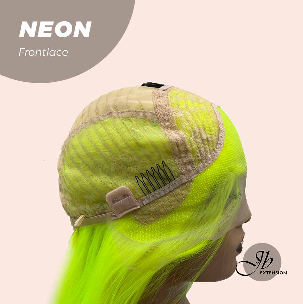 JBEXTENSION 26 Inches Neon Color Frontlace Glueless Wig NEON (FREE PARTING)