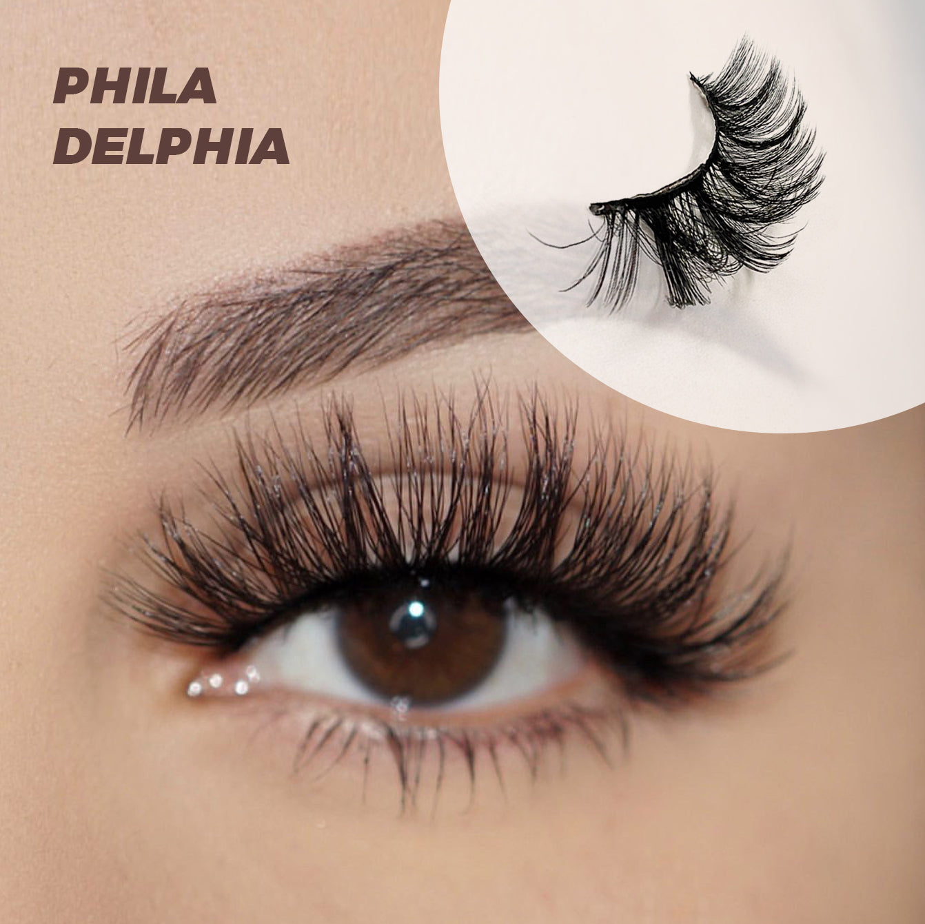 Cruelty Free High volume faux mink lashes PHILADELPHIA