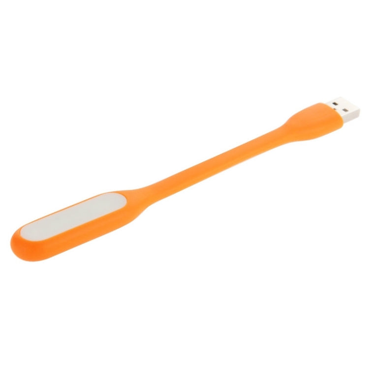 100 PCS Portable Mini USB 6 LED Light, For PC / Laptops / Power Bank, Flexible Arm, Eye-protection Light(Orange)