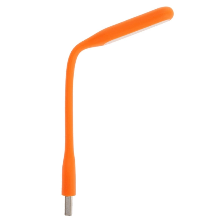 100 PCS Portable Mini USB 6 LED Light, For PC / Laptops / Power Bank, Flexible Arm, Eye-protection Light(Orange)