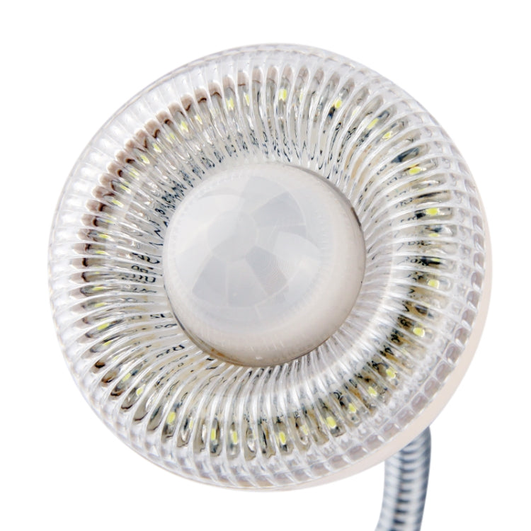 1.8W E27 Spiral Human Sensor Light Control Energy-saving Night Light, Sensitive Distance: 5 - 7m(White)