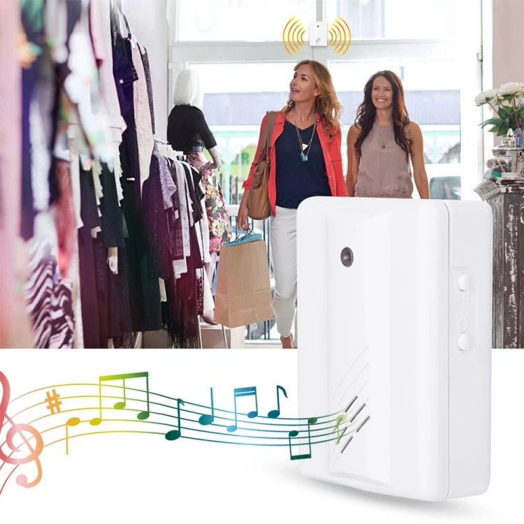 F622-108 Electro Guard Watch IR Remote Detection System / Wireless Doorbell(White)