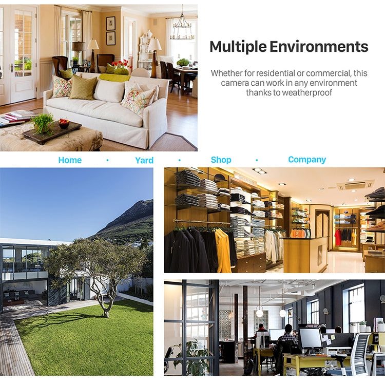 1 / 3 inch Sony 420TVL 6mm Fixed Lens Array LED & Waterproof Color CCD Video Camera without Bracket, IR Distance: 20m