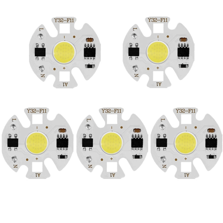 10 PCS COB LED Light Chip AC 220V LED Bulb Light Intelligent IC Driver Bulb Light DIY Spotlight Downlight Chip Outdoor Flood Light(10W（warm white）)
