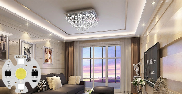 10 PCS COB LED Light Chip AC 220V LED Bulb Light Intelligent IC Driver Bulb Light DIY Spotlight Downlight Chip Outdoor Flood Light(3W(Cold White))