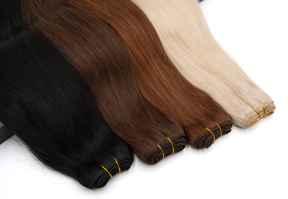 20 Inch 6# Virgin Remy Straight Human Hair Bundles 100% Unprocessed Remy Hair Bundles Natural Color