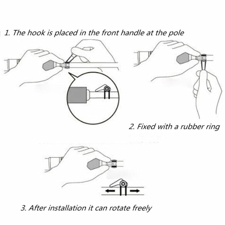 10 PCS/Bag Plastic Fishing Hook Keeper for Fishing Rod Pole Fishing Lures Bait  Safety Holder Fishing Tackle(Red)