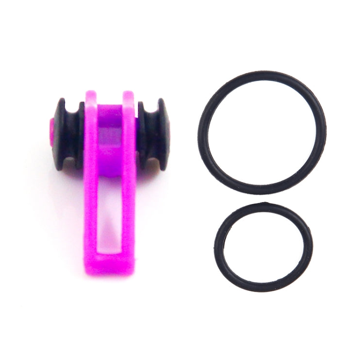 10 PCS/Bag Plastic Fishing Hook Keeper for Fishing Rod Pole Fishing Lures Bait  Safety Holder Fishing Tackle(Purple)