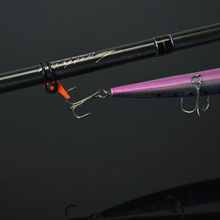 10 PCS/Bag Plastic Fishing Hook Keeper for Fishing Rod Pole Fishing Lures Bait  Safety Holder Fishing Tackle(Pink)