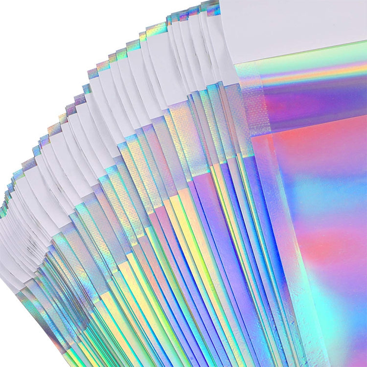 100 PCS / Set  Laser Self Sealing Plastic Envelopes Mailing Bags Gift Packaging Bags, SIZE:23cmx32.5cm+4cm