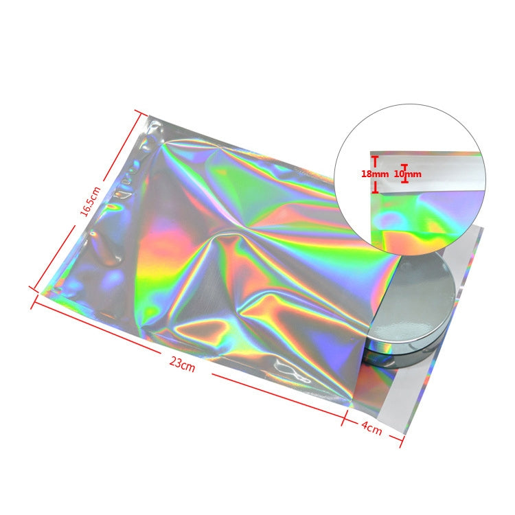 100 PCS / Set  Laser Self Sealing Plastic Envelopes Mailing Bags Gift Packaging Bags, SIZE:35cmx40cm+4cm