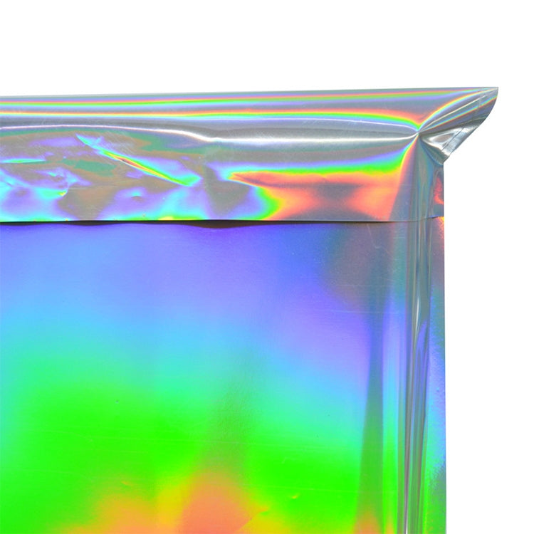 100 PCS / Set  Laser Self Sealing Plastic Envelopes Mailing Bags Gift Packaging Bags, SIZE:35cmx40cm+4cm