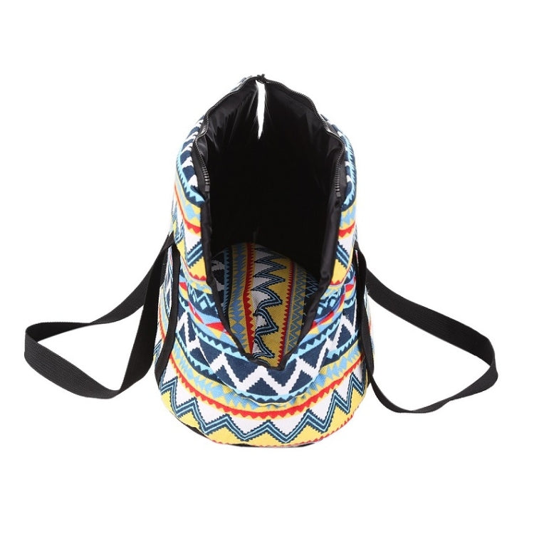 Retro Pet Carrying Bag Comfortable & Breathable Backpack For Cats And Dogs, Size:S 45x21x22cm(Owl Velveted)