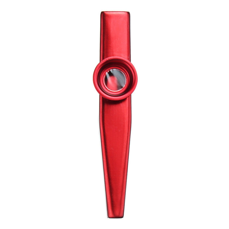10 PCS Metal Kazoo Children Accompaniment Instrument(Red)