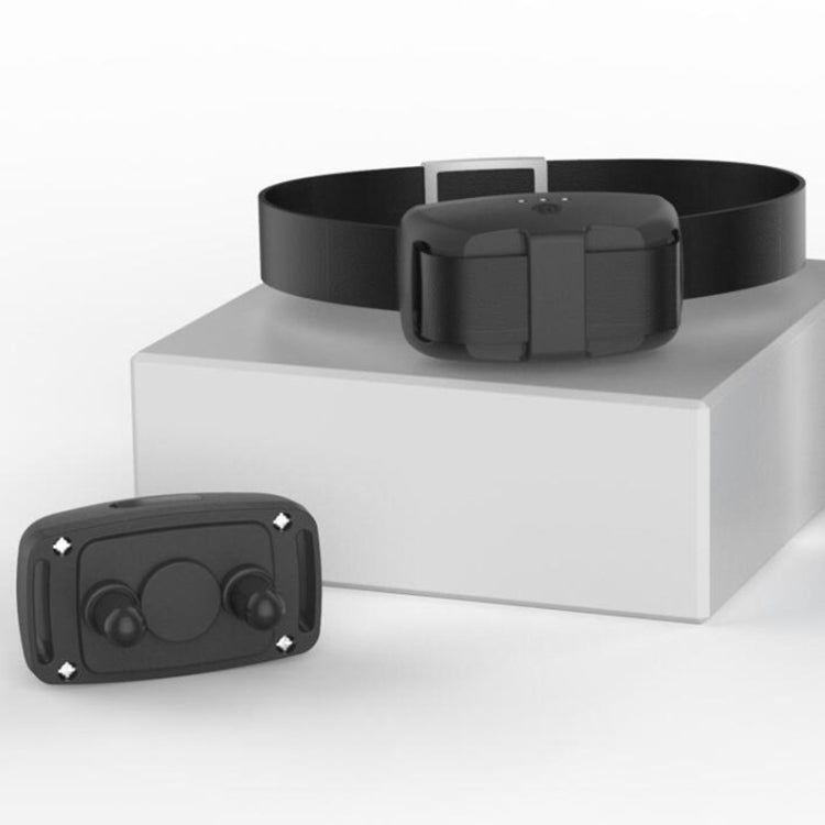 Dog Training Device Remote Control Bark Control Charging Waterproof Pet Training Collar with Electric Shock Vibration(Black)