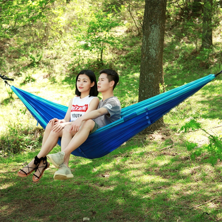 1-2 Person Outdoor Mosquito Net Parachute Hammock Camping Hanging Sleeping Bed Swing Portable  Double  Chair, 260 x 140cm