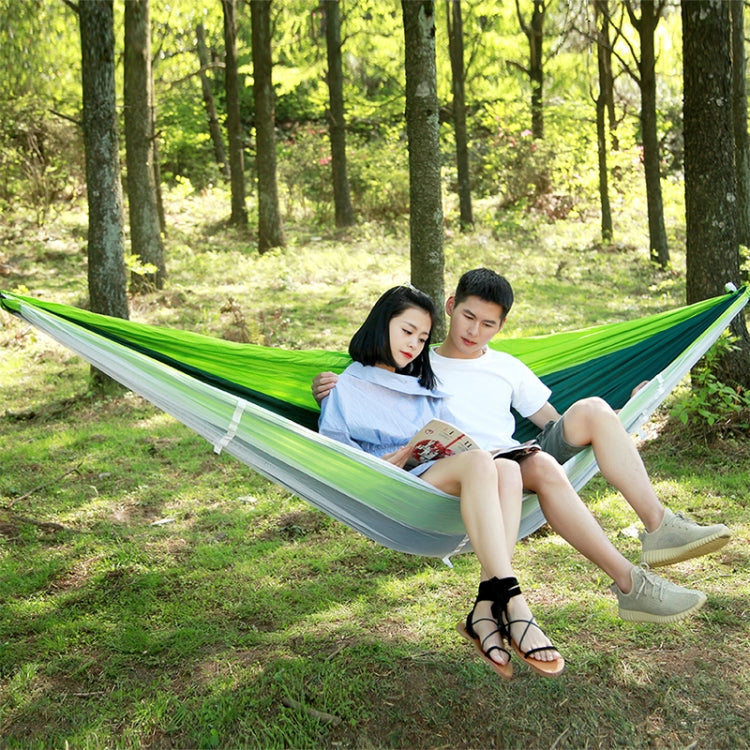 1-2 Person Outdoor Mosquito Net Parachute Hammock Camping Hanging Sleeping Bed Swing Portable  Double  Chair, 260 x 140cm
