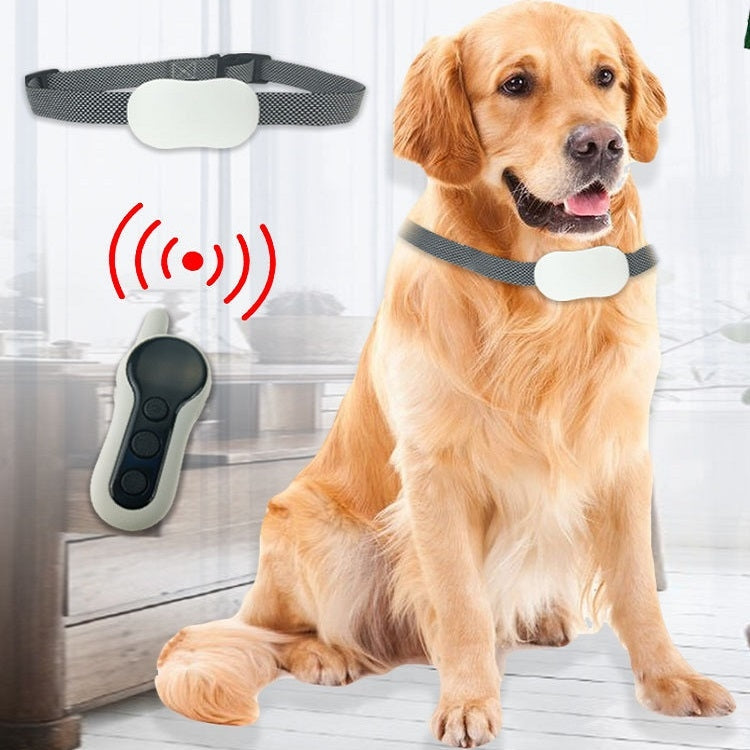 Remote Control Dog Training Device Bark Stopper Rechargeable Collar Waterproof Electric Shock Vibration Trainer, Specification: One for One, Random Package Delivery
