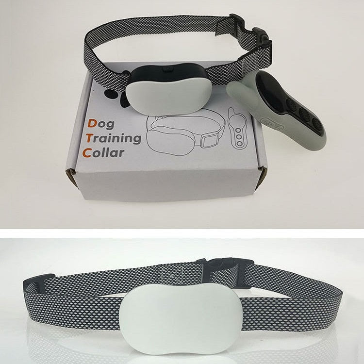 Remote Control Dog Training Device Bark Stopper Rechargeable Collar Waterproof Electric Shock Vibration Trainer, Specification: One for One, Random Package Delivery