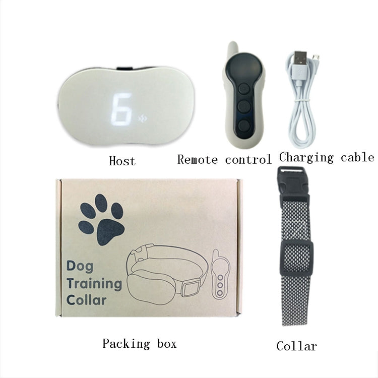 Remote Control Dog Training Device Bark Stopper Rechargeable Collar Waterproof Electric Shock Vibration Trainer, Specification: One for One, Random Package Delivery