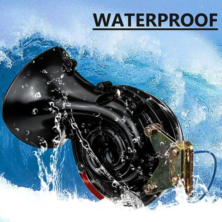 1 Pair 110BD 12V Motorcycle Electric Car Loud Single Sound Snail Speaker