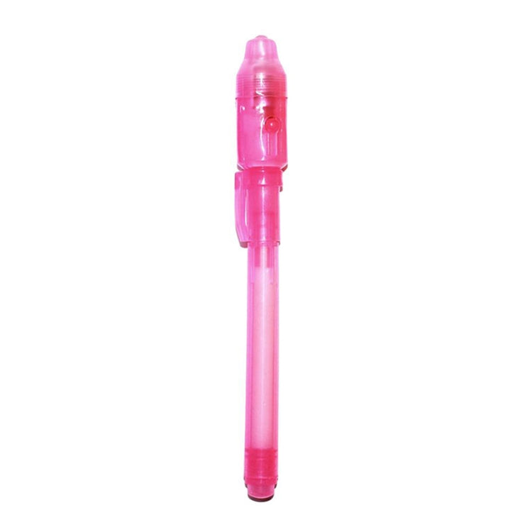10 PCS Creative Magic UV Light Invisible Ink Pen Marker Pen(Pink)