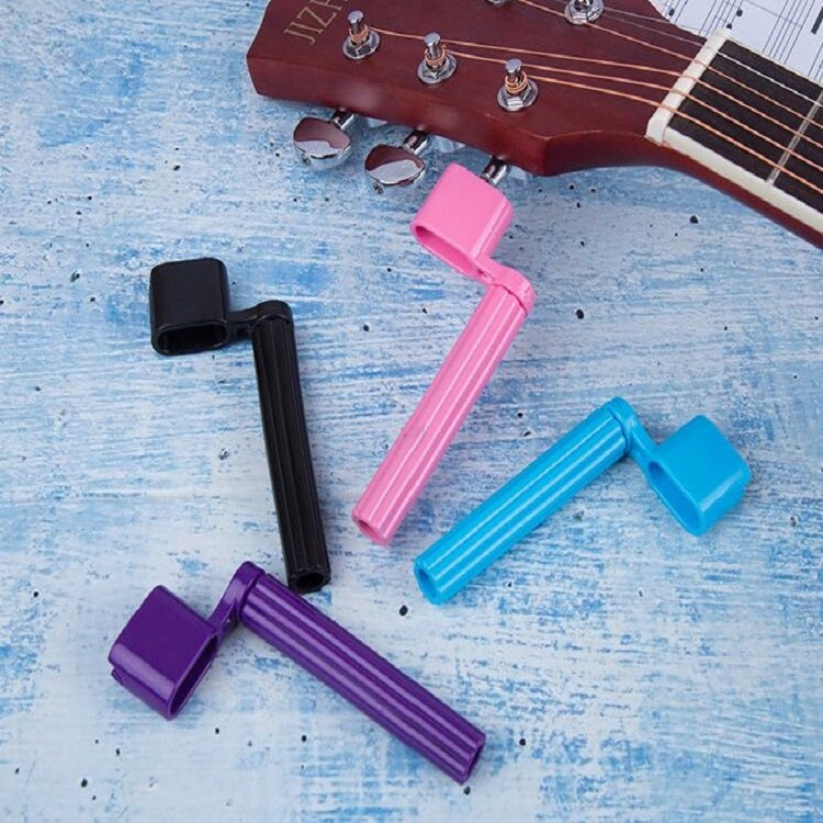 10 PCS ABS Upper Chord Equipment String Pulling Cone for Guitar(Black)