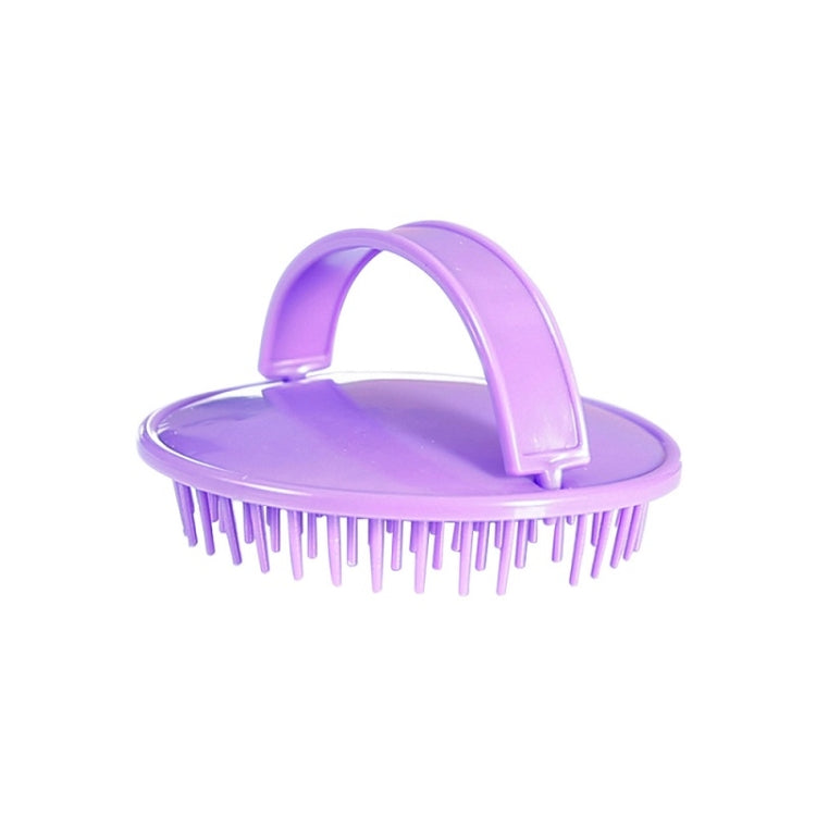 10 PCS Head Itching Massage Brush Household Scalp Cleaning Brush(Purple)