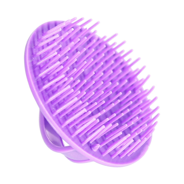 10 PCS Head Itching Massage Brush Household Scalp Cleaning Brush(Purple)