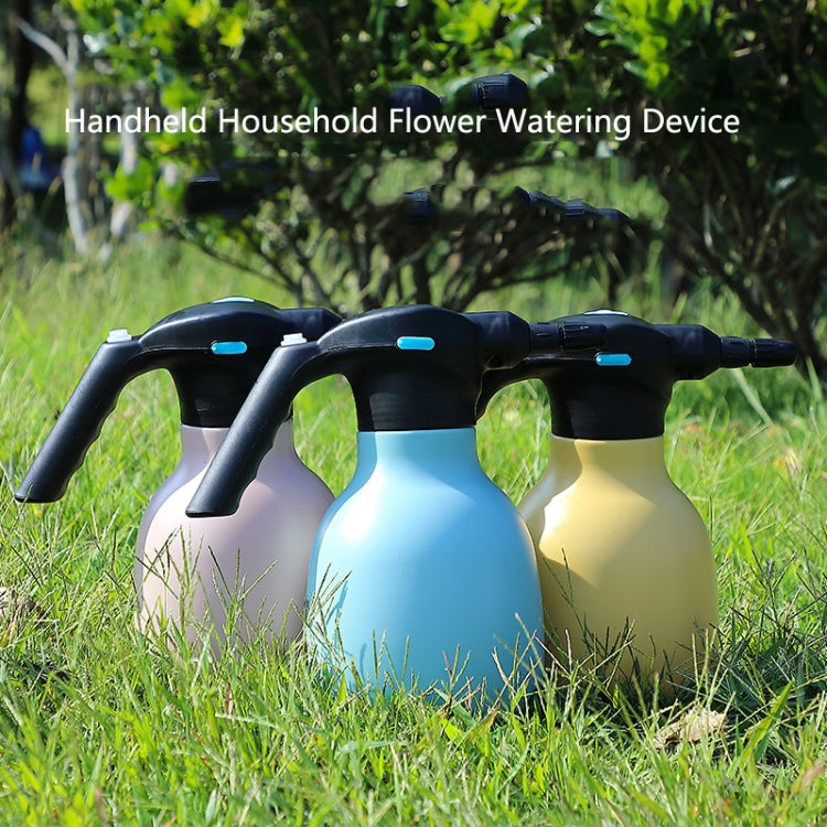 1.5L Garden Electric Watering Can Handheld Household Flower Watering Device, Specification: Blue + Universal Nozzle