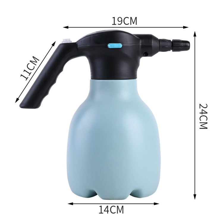 1.5L Garden Electric Watering Can Handheld Household Flower Watering Device, Specification: Blue + Universal Nozzle